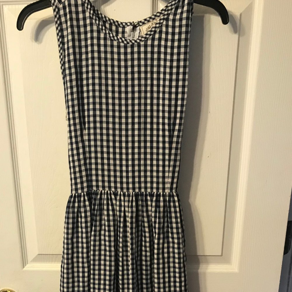 Beautiful Blue Checkered Dress